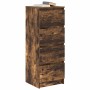 Aparador roble ahumado 37,5x35x99 cm madera de ingeniería de , Aparadores - Ref: Foro24-861701, Precio: 72,37 €, Descuento: %