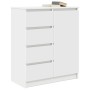 Aparador con cajones blanco 71x35x84 cm madera de ingeniería de , Aparadores - Ref: Foro24-861580, Precio: 102,26 €, Descuent...