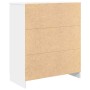 Aparador con cajones blanco 71x35x84 cm madera de ingeniería de , Aparadores - Ref: Foro24-861580, Precio: 102,26 €, Descuent...