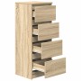 Aparador roble Sonoma 37,5x35x76 cm madera ingeniería von , Sideboards - Ref: Foro24-861699, Preis: 78,86 €, Rabatt: %