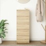 Aparador con cajones roble Sonoma 37,5x35x99 cm by , Sideboards - Ref: Foro24-861762, Price: 92,78 €, Discount: %