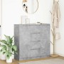 Aparador con cajones gris hormigón 100,5x35x98,5 cm by , Sideboards - Ref: Foro24-3328456, Price: 167,69 €, Discount: %