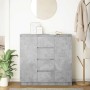 Aparador con cajones gris hormigón 100,5x35x98,5 cm by , Sideboards - Ref: Foro24-3328456, Price: 167,69 €, Discount: %
