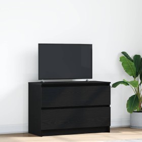 Mueble de TV de madera de ingeniería negro 80x35x54 cm von , TV-Möbel - Ref: Foro24-861788, Preis: 81,23 €, Rabatt: %