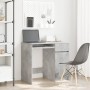 Escritorio gris hormigón 86x49x76 cm madera de ingeniería by , Desks - Ref: Foro24-861826, Price: 90,10 €, Discount: %