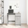 Escritorio gris hormigón 86x49x76 cm madera de ingeniería by , Desks - Ref: Foro24-861826, Price: 90,10 €, Discount: %