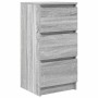 Sonoma gray sideboard 37.5x35x76 cm engineered wood by , Sideboards - Ref: Foro24-861729, Price: 66,03 €, Discount: %