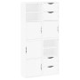 Armarios auxiliares 4 uds "ODDA" blanco 40x24x79 cm de , Aparadores - Ref: Foro24-3365349, Precio: 231,40 €, Descuento: %