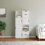 Zusätzliche Schränke 4 Stück "ODDA" weiß 40x24x79 cm von , Sideboards - Ref: Foro24-3365349, Preis: 231,13 €, Rabatt: %