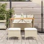 Set de comedor jardín con cojines 4 pzas ratán sintético beige de , Conjuntos de jardín - Ref: Foro24-4104134, Precio: 298,71...