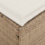 Set de comedor jardín con cojines 4 pzas ratán sintético beige de , Conjuntos de jardín - Ref: Foro24-4104134, Precio: 298,71...