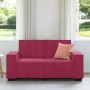 Zweiplätziges Samtsofa in Bordeauxrot, 120 cm. von , Sofas - Ref: Foro24-4105014, Preis: 207,72 €, Rabatt: %