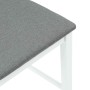 Bar stools with 2 white solid wood rubber cushions by , Kitchen stools - Ref: Foro24-4102541, Price: 125,77 €, Discount: %