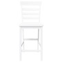 Barhocker 2 Stück Massivholz Weiß Gummi von , Küchenhocker - Ref: Foro24-4102543, Preis: 130,70 €, Rabatt: %