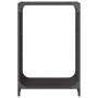 Leñero negro 44x28x65 cm Acero laminado en frío de , Bolsas y soportes de leña - Ref: Foro24-864195, Precio: 53,54 €
