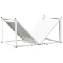 Weißer Holzträger 70x43x34,5 cm Kaltgewalzter Stahl von , Brennholztaschen und -halter - Ref: Foro24-864174, Preis: 59,13 €, ...
