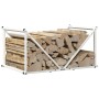 Weißer Holzträger 70x43x34,5 cm Kaltgewalzter Stahl von , Brennholztaschen und -halter - Ref: Foro24-864174, Preis: 59,13 €, ...