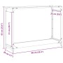 Anthrazit-Holzofen 90x28x65 cm Kaltgewalzter Stahl von , Brennholztaschen und -halter - Ref: Foro24-864205, Preis: 62,18 €, R...