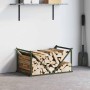 Olivengrüner Holzträger 70x43x34,5 cm Kaltgewalzter Stahl von , Brennholztaschen und -halter - Ref: Foro24-864176, Preis: 59,...