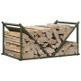 Olivengrüner Holzträger 70x43x34,5 cm Kaltgewalzter Stahl von , Brennholztaschen und -halter - Ref: Foro24-864176, Preis: 59,...