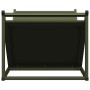 Olivengrüner Holzträger 70x43x34,5 cm Kaltgewalzter Stahl von , Brennholztaschen und -halter - Ref: Foro24-864176, Preis: 59,...