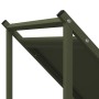 Olivengrüner Holzträger 70x43x34,5 cm Kaltgewalzter Stahl von , Brennholztaschen und -halter - Ref: Foro24-864176, Preis: 59,...