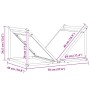 Olivengrüner Holzträger 70x43x34,5 cm Kaltgewalzter Stahl von , Brennholztaschen und -halter - Ref: Foro24-864176, Preis: 59,...