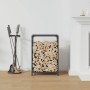 Leñero antracita 44x28x65 cm Acero laminado en frío de , Bolsas y soportes de leña - Ref: Foro24-864197, Precio: 52,76 €, Des...