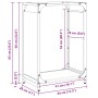 Leñero antracita 44x28x65 cm Acero laminado en frío de , Bolsas y soportes de leña - Ref: Foro24-864197, Precio: 52,76 €, Des...