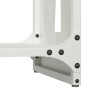 Leñero blanco 40x30x80 cm Acero laminado en frío de , Bolsas y soportes de leña - Ref: Foro24-864226, Precio: 61,02 €