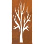 Leñero 40x30x80 cm acero corten