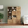 6 zusätzliche Schränke "ODDA" 40x24x79 cm Massivholz Kiefer von , Sideboards - Ref: Foro24-3365354, Preis: 321,04 €, Rabatt: %