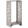 Holzregal 40x30x80 cm aus Cortenstahl von , Brennholztaschen und -halter - Ref: Foro24-864224, Preis: 55,43 €, Rabatt: %