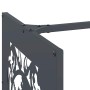 Anthracite firewood holder 40x40x40 cm Cold rolled steel by , Firewood bags and holders - Ref: Foro24-864251, Price: 45,96 €,...