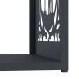 Anthracite firewood holder 40x40x40 cm Cold rolled steel by , Firewood bags and holders - Ref: Foro24-864251, Price: 45,96 €,...