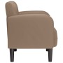 Armchair with armrests, cappuccino color, 54 cm, synthetic leather. by , Armchairs - Ref: Foro24-4100533, Price: 134,23 €, Di...