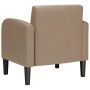 Sessel mit Armlehnen, Capuccino-Farbe, 54 cm, aus Kunstleder. von , Sessel - Ref: Foro24-4100533, Preis: 134,23 €, Rabatt: %