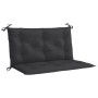 Gartensitzbankkissen aus schwarzem Oxford-Stoff 100x(50+50)x7 cm von , Kissen für Stühle und Sofas - Ref: Foro24-314999, Prei...
