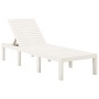Sonnenliege aus weißem Kunststoff von vidaXL, Liegen - Ref: Foro24-315826, Preis: 124,63 €, Rabatt: %