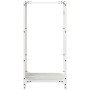 Weißer Holzstapel 40x30x80 cm Kaltgewalzter Stahl von , Brennholztaschen und -halter - Ref: Foro24-864232, Preis: 58,78 €, Ra...