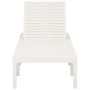 Sonnenliege aus weißem Kunststoff von vidaXL, Liegen - Ref: Foro24-315826, Preis: 124,63 €, Rabatt: %