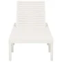 Tumbona de plástico blanco de vidaXL, Tumbonas - Ref: Foro24-315826, Precio: 142,05 €, Descuento: %