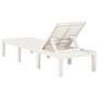Sonnenliege aus weißem Kunststoff von vidaXL, Liegen - Ref: Foro24-315826, Preis: 124,63 €, Rabatt: %