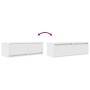 TV-Möbel 2 Stück Weiß 80x31x25,5 cm aus Ingenieurholz von , TV-Möbel - Ref: Foro24-861509, Preis: 99,27 €, Rabatt: %