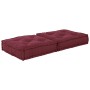 Puf modular tela granate 70x70x36 by , Cushions for chairs and sofas - Ref: Foro24-4019031, Price: 119,41 €, Discount: %
