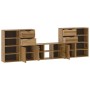 Muebles de TV 5 uds. con almacenaje "ODDA" madera maciza pino von , TV-Möbel - Ref: Foro24-3365368, Preis: 268,77 €, Rabatt: %