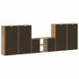 Muebles de TV 5 uds. con almacenaje "ODDA" madera maciza pino von , TV-Möbel - Ref: Foro24-3365368, Preis: 268,77 €, Rabatt: %