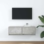 Mueble de TV de madera de ingeniería gris hormigón 80x31x25,5cm von , TV-Möbel - Ref: Foro24-861514, Preis: 53,40 €, Rabatt: %