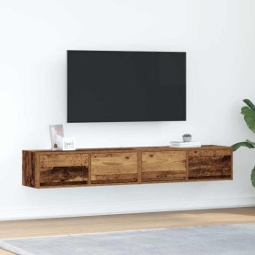 Muebles de TV 2 uds 80x31x25,5 cm Madera ingeniería envejecida von , TV-Möbel - Ref: Foro24-861523, Preis: 93,63 €, Rabatt: %
