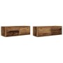 Muebles de TV 2 uds 80x31x25,5 cm Madera ingeniería envejecida von , TV-Möbel - Ref: Foro24-861523, Preis: 93,63 €, Rabatt: %